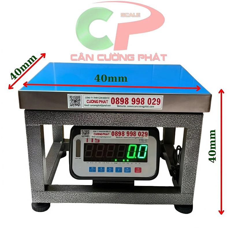 Kích thước cân ghế điện tử TTS-E 100kg/200kg/300kg