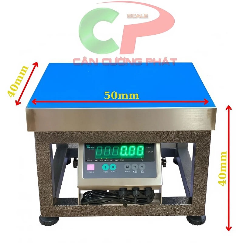 Kích thước cân ghế điện tử DI28SS 100kg/200kg/300kg