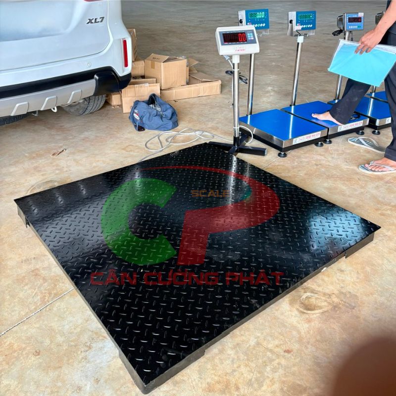 Hình ảnh cân sàn điện tử 3 Tấn T7E